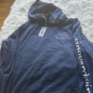 Vineyard Vines Navy Hoodie with Pink Whale and grey hoodie with whale
